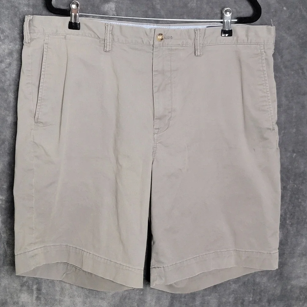 Polo Ralph Lauren Chino Shorts Mens 38 Blue Grey Green Stretch Bundle Preppy Dad - Picture 5 of 16
